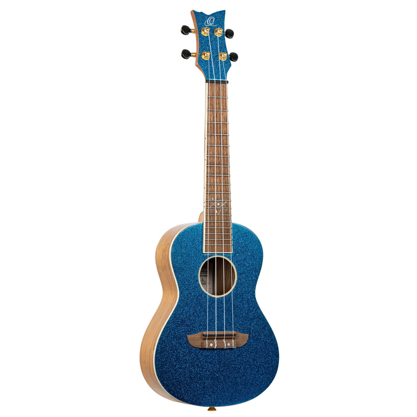 ORTEGA Element Series Konzert Ukulele 4 String - Metallic Blue + Bag - Musik-Ebert Gmbh