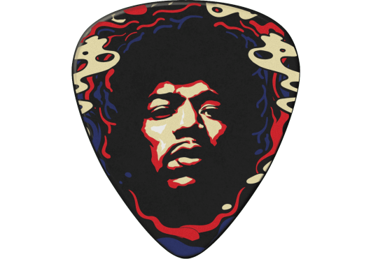 Player's Pack - Plektrum Jimi Hendrix Star, heavy (6 Stck.) - ADU JHP15HV