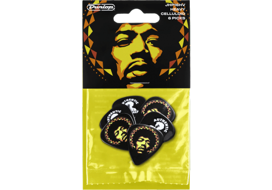 Pack Joueur - Pick 6 Jimi Hendrix Aura, lourd (6 pcs.) - ADU JHP16HV