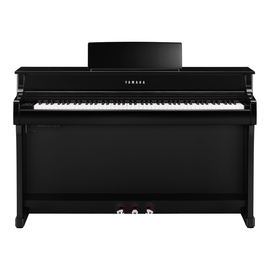 Yamaha CLP 835 Schwarz Poliert Bundle mit Bank und Kopfhörer - (130 CHF Cashback nach Kauf direkt von Yamaha)