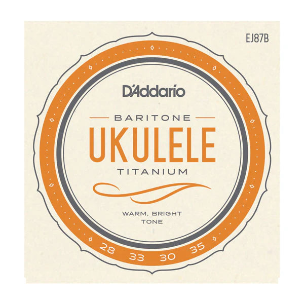 D'Addario EJ87T Titanium Ukulele String Set, Tenor 