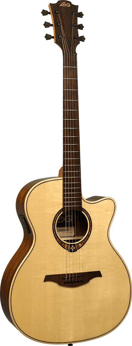 Guitare acoustique LAG, Tramontane 318, auditorium 