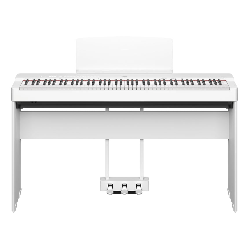 Yamaha P-225 Weiß Bundle mit Ständer, Pedalen und Kopfhörer - (50 CHF Cashback nach Kauf direkt von Yamaha)