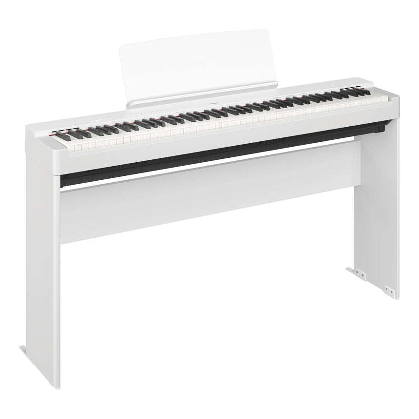 Yamaha Stage Piano P-225 Weiß Bundle mit Ständer, Pedalen und Kopfhörer