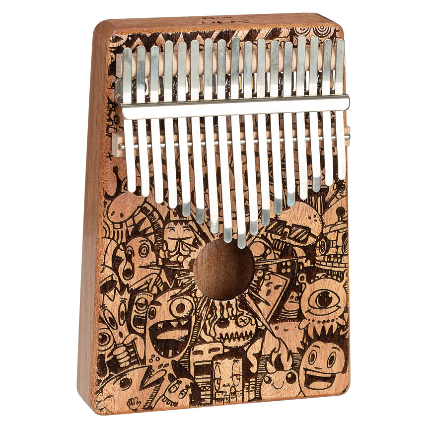 Sela Art Series Kalimba 17 Little Monster Laser