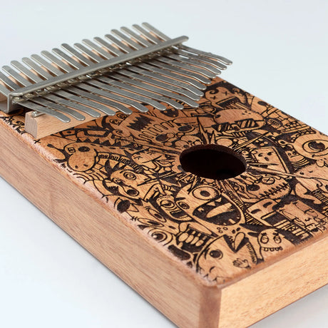 Sela Art Series Kalimba 17 Little Monster Laser