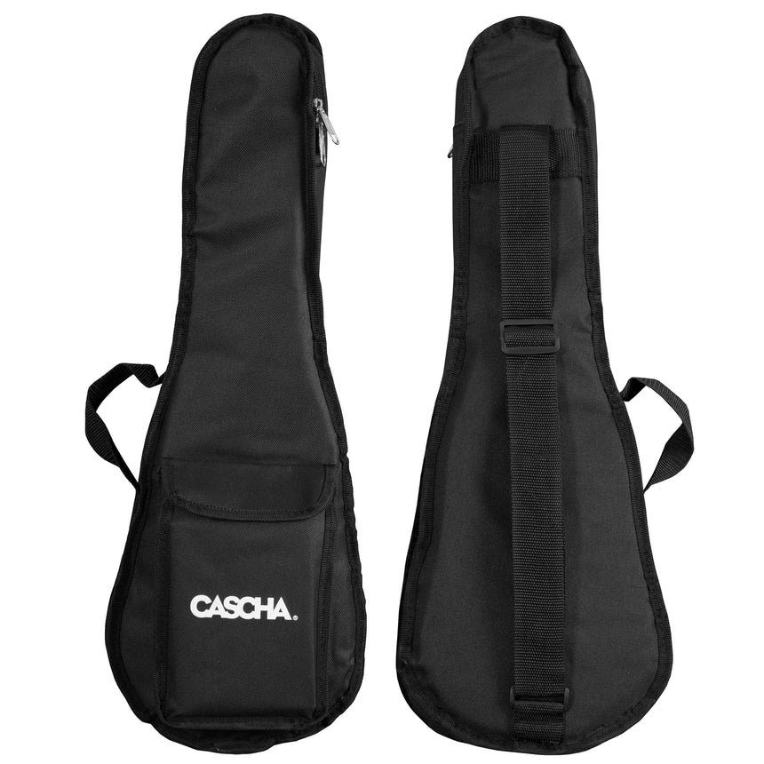 Cascha Soprano Ukuleles Set Solid Top With Bag HH2148