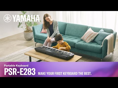 Clavier Yamaha PSR-E 283 - 61 touches - LE CLAVIER IDÉAL POUR DÉBUTANT