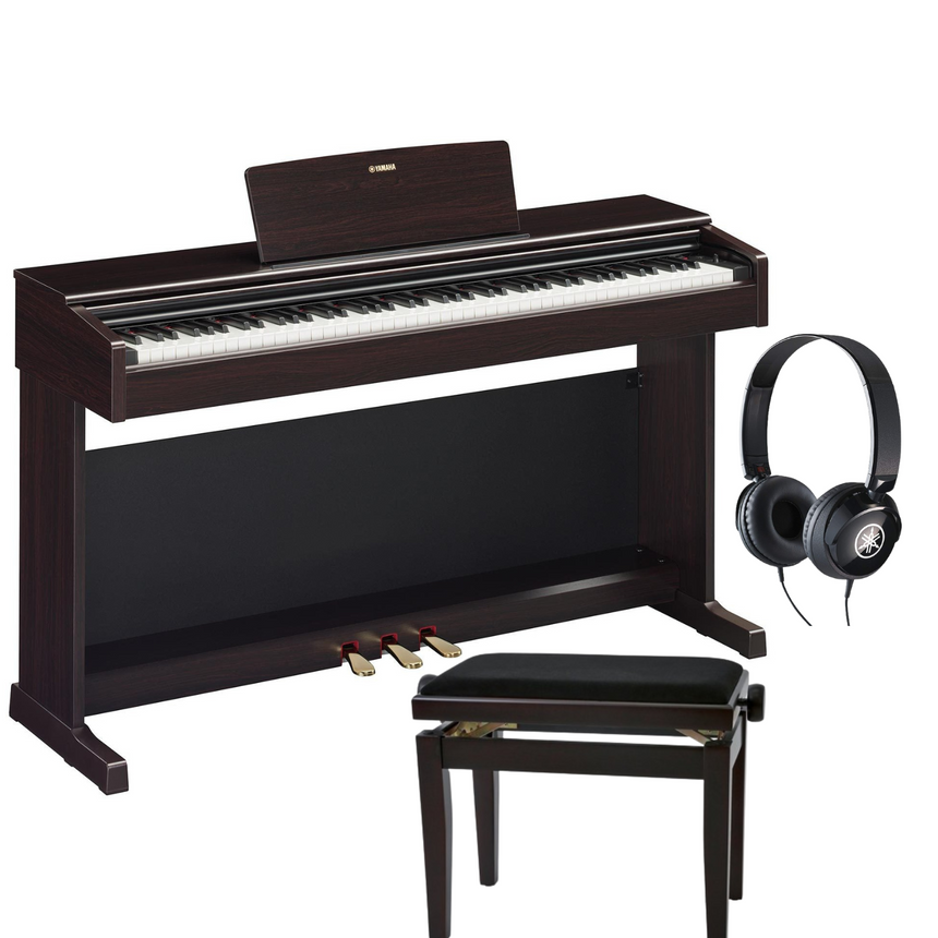 Yamaha YDP-145 Arius Rosewood Bundle avec banc et écouteurs - (70 CHF de cashback après achat directement auprès de Yamaha) 