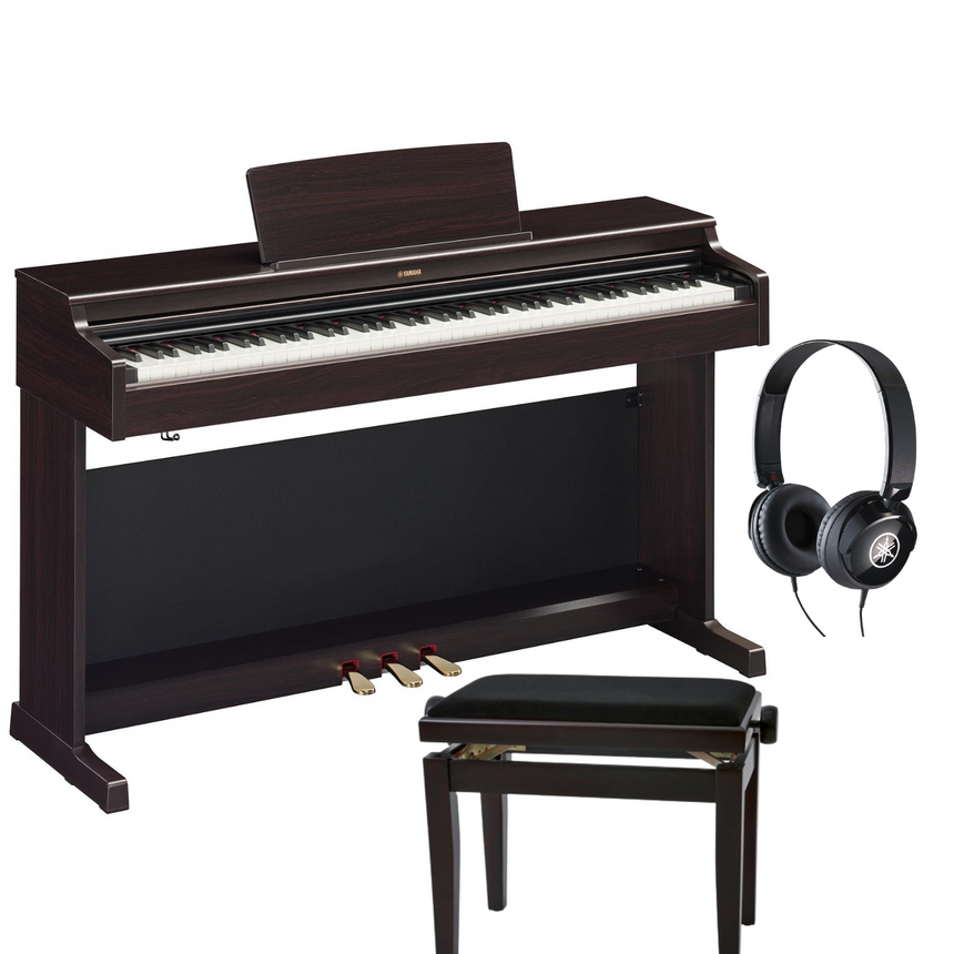 Yamaha YDP-165 Arius Rosenholz Bundle mit Bank und Kopfhörer