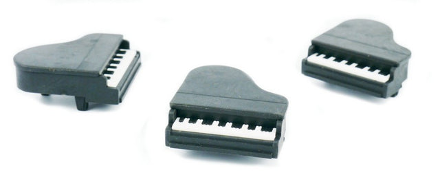 Radiergummi Flügel schwarz 3 x 3 x 1 x cm - Musik-Ebert Gmbh